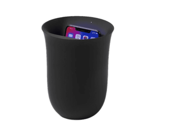 Lexon Oblio Wireless Charging Station & UV Sanitizer: Stylish Dual-Function Gadget