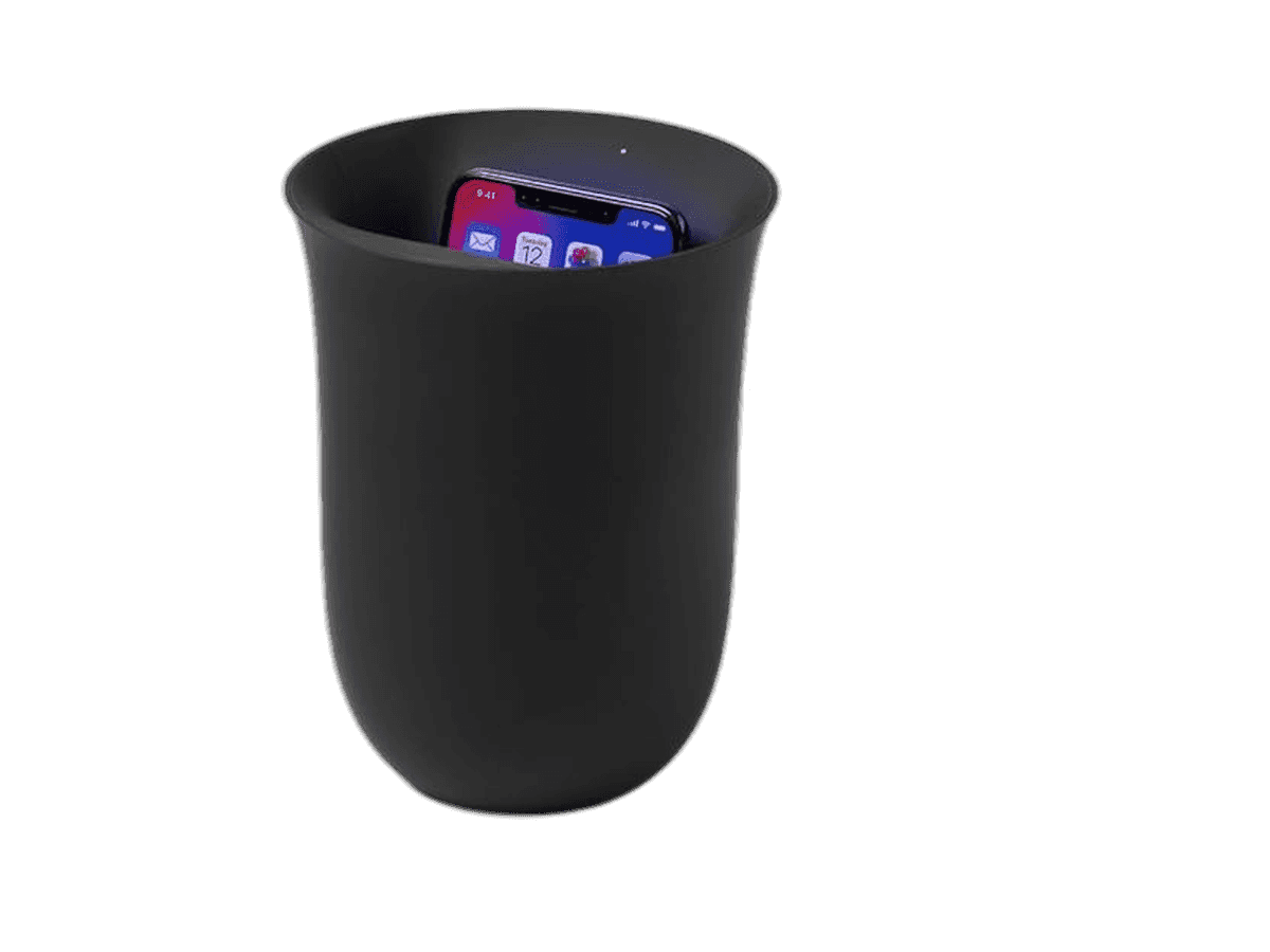 Picture of Lexon Oblio Wireless Charging Station & UV Sanitizer: Stylish Dual-Function Gadget