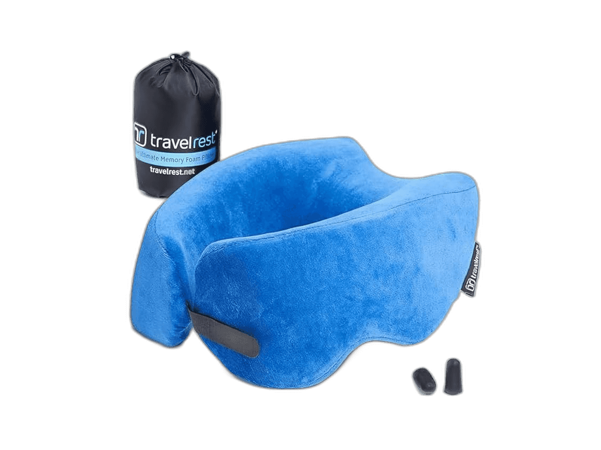 Picture of TRAVELREST Nest Memory Foam Travel Pillow: Superior Comfort and Support for Travelers