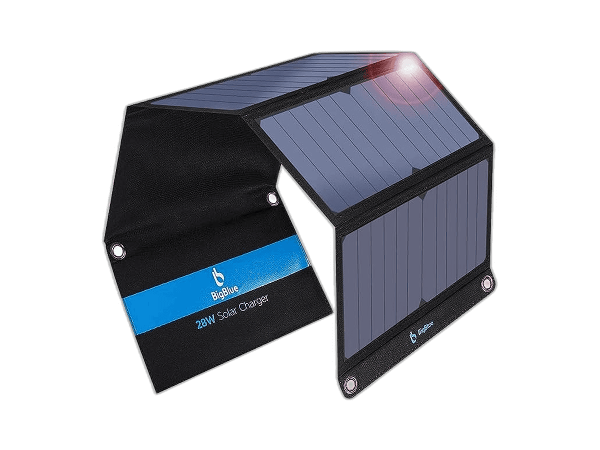 Picture of BigBlue 28W Solar Charger Review: Ultimate Backpacking Solar Charger