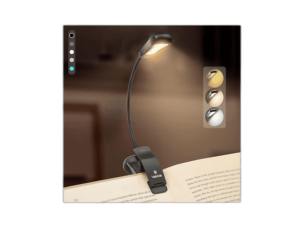 Picture of Vekkia Rechargeable Book Light: The Ultimate Reading Companion