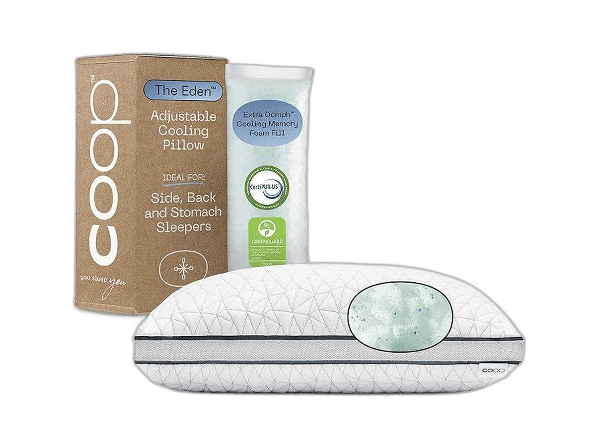 Picture of Coop Home Goods Eden Pillow: The Ultimate Adjustable Pillow for Side Sleepers