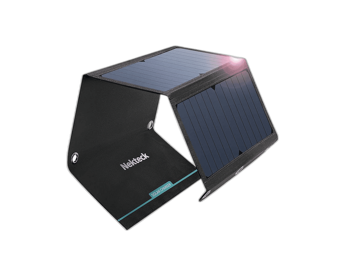 Picture of Nekteck 21W Solar Charger Review: Reliable Power for Backpacking