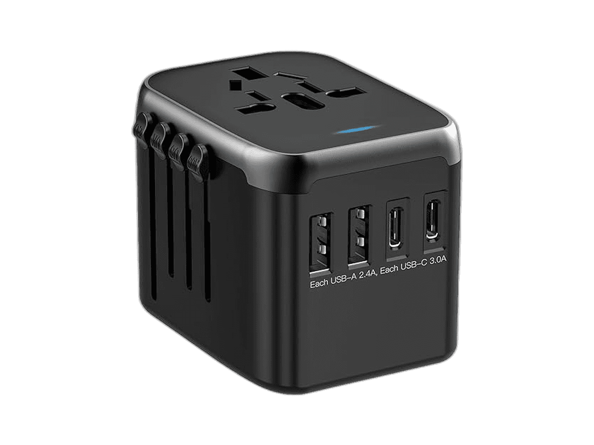 Picture of JMFONE Universal Travel Adapter Review: A Versatile Travel Essential