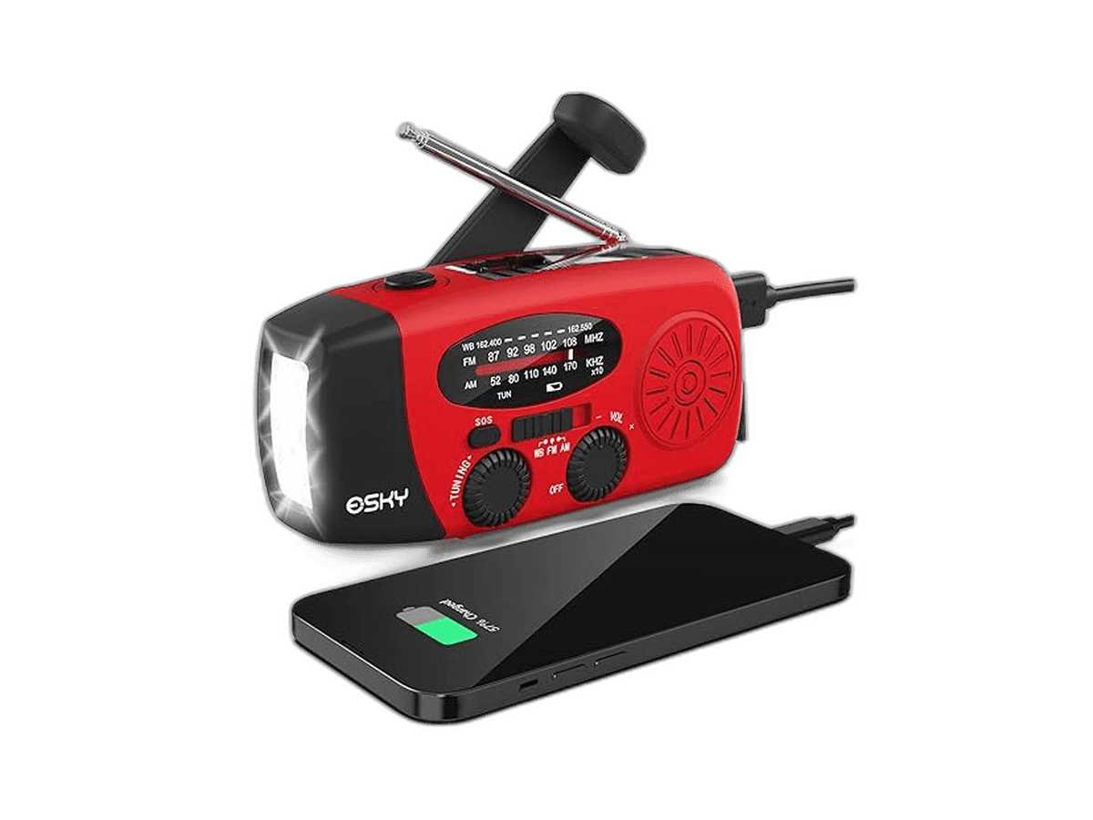 Picture of Esky Solar Hand Crank Radio: Compact and Reliable Emergency Tool