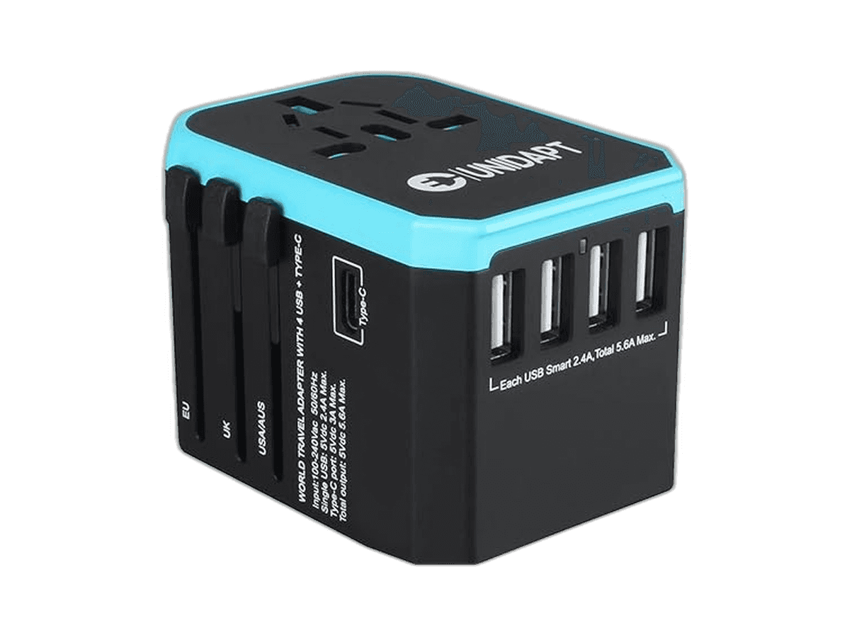 Picture of Unidapt Universal Travel Adapter Review: The Ultimate Travel Companion