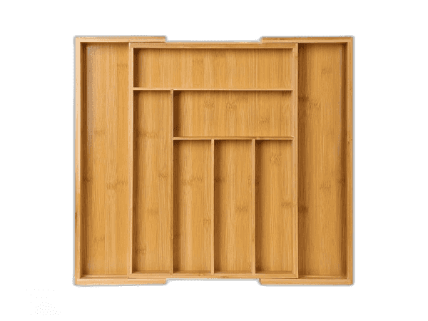 Picture of Bamboo Expandable Drawer Organizer: The Ultimate Kitchen Organizer