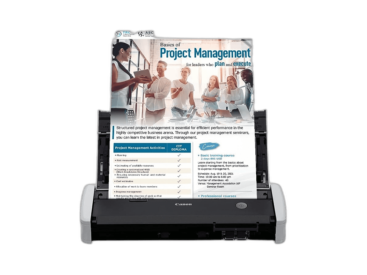 Picture of Canon imageFORMULA R10: Reliable and Efficient Portable Document Scanner